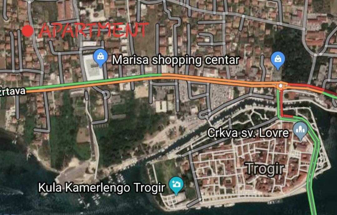 Apartman Tim Трогір Екстер'єр фото